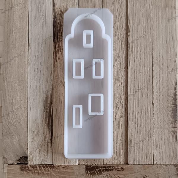 Silikon - Gießform Einschieber 1 Grachtenhaus / Haus Nr. 1D